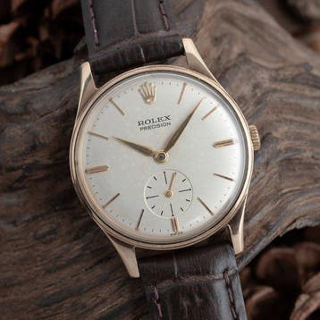Rolex - Precision 9k Yellow Gold - Zonder minimumprijs -, Bijoux, Sacs & Beauté, Montres | Hommes