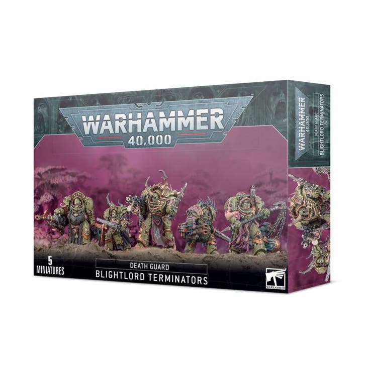 Death Guard Blightlord Terminators (Warhammer 40.000 nieuw), Hobby & Loisirs créatifs, Wargaming, Enlèvement ou Envoi