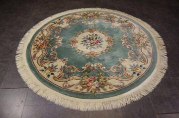 Tapis - 190 cm - 190 cm - Art déco chinois - papier peint
