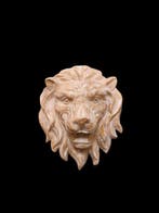 Sculpture, Decorazione da parete  Testa Di Leone  - 32 cm