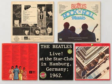 Beatles - 5 Albums - Différents titres - LP - Stéréo - 1962
