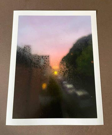 Andre Lichtenberg - Window 24-06 Yellow & Pink
