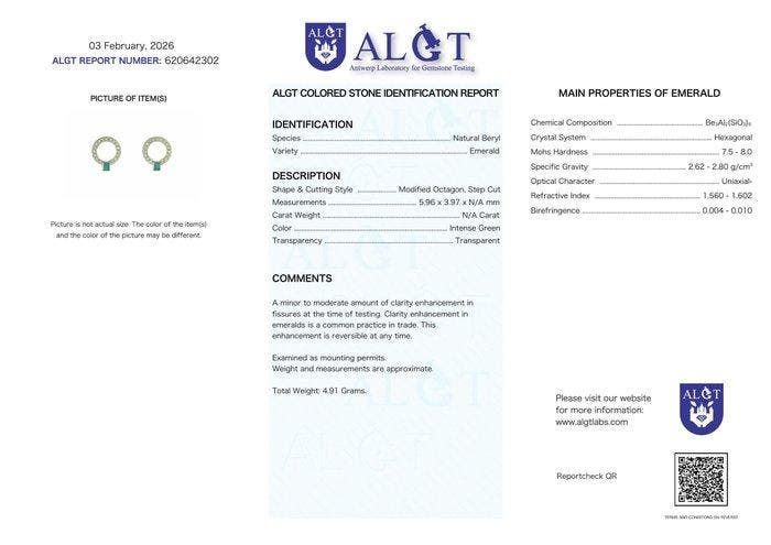 Zonder minimumprijs - Oorbellen Zilver - Gemengde edelstenen, Bijoux, Sacs & Beauté, Boucles d'oreilles