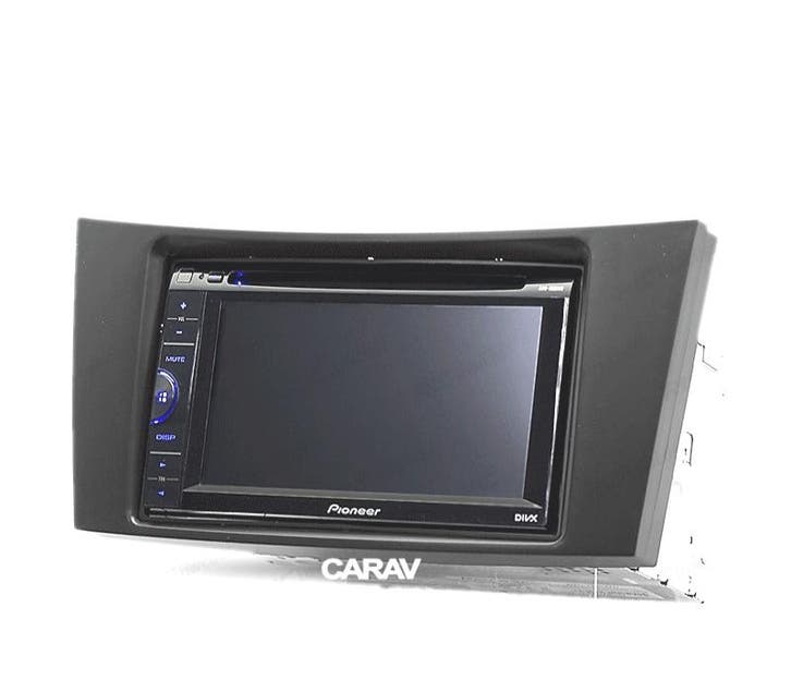 FACADE AUTORADIO NOIR 2 DIN POUR MERCEDES CLASSE E CLASSE CL, Autos : Divers, Autoradios, Envoi