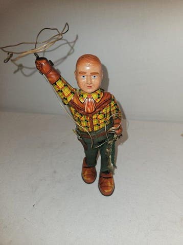 Alps - Speelgoed Cowboy met lasso - 1950-1960 - Japan