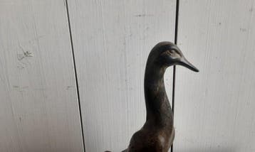 P. Chenet - Figuur - Eend - 19 cm - Brons, Antiek en Kunst