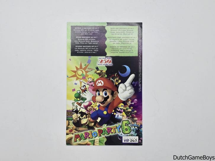 Nintendo Gamecube - Mario Party 6 - Vip Points Card, Consoles de jeu & Jeux vidéo, Consoles de jeu | Nintendo Consoles | Accessoires
