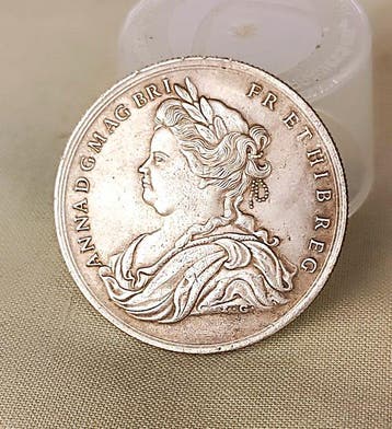 Verenigd Koninkrijk. Queen Anne. Medal 1713 Conmemorativa de