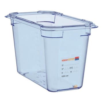 Voedseldoos blauw | 1/3 GN | 325x176x200(h)mm Araven, Verzenden