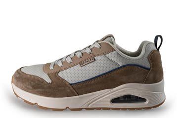 Skechers Sneakers in maat 43 Beige, Kleding | Heren, Schoenen, Overige kleuren, Verzenden, Zo goed als nieuw, Skechers