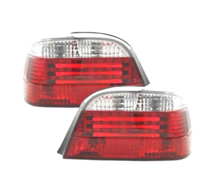 FEUX ARRIÈRE BMW SÉRIE 7 E38 94-01 LED ROUGE CHROMÉ, Autos : Pièces & Accessoires, Éclairage, Envoi