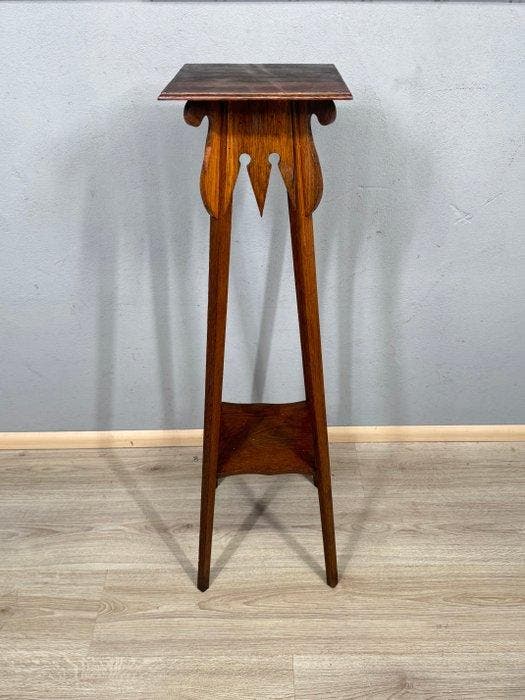 Plantentafel - Hout - houten plantentafel, Antiek en Kunst, Kunst | Designobjecten