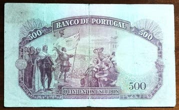 Portugal. - 500 Escudos - 1952 - Pick 158 (Zonder