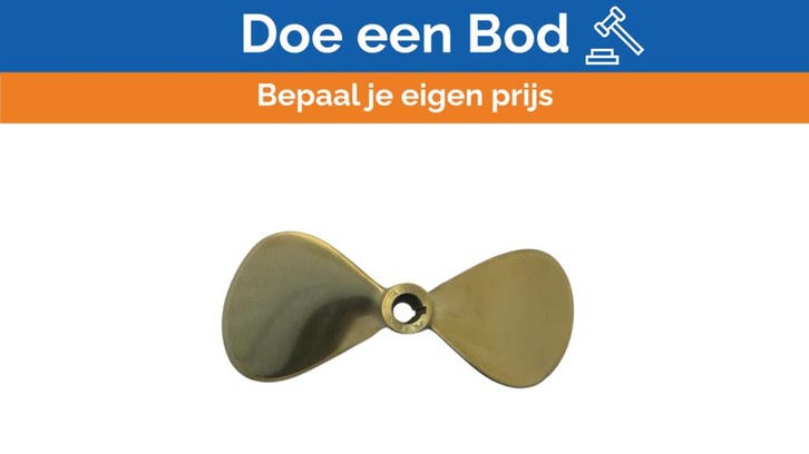 Bieden: Michigan Propellers 2-Blade Brass Propeller GL235 1, Sports nautiques & Bateaux, Accessoires navigation, Enlèvement ou Envoi