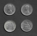 Italië. 500 Lire 1959 , 1960 , 1961 , 1965 (Zonder