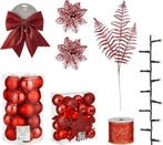 2dekans | House of Seasons Kerstboom Decoratie Set - 100, Diversen, Kerst, Ophalen of Verzenden, Nieuw