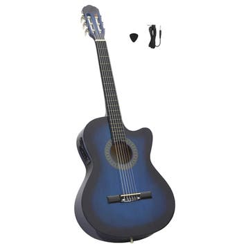 vidaXL Gitaar cutaway met equalizer 6 snaren western, Verzenden, Nieuw