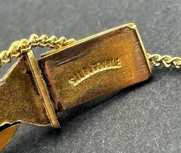 Sans prix de réserve - Bracelet manchette Plaqué or - Grenat, Bijoux, Sacs & Beauté