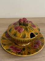 Sarreguemines - Dessertservies (8) - Keramiek, Aardewerk -, Antiek en Kunst