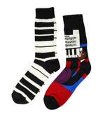 Sokken Katoen - Piano Print - Zwart Wit - Maat 38-45, Nieuw