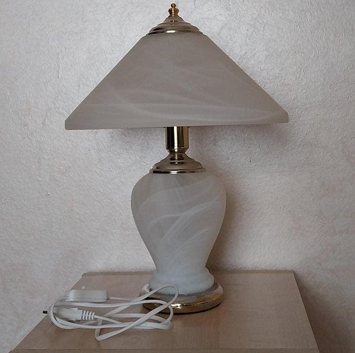 Luma - Lampe de table - Verre, Antiquités & Art, Curiosités & Brocante