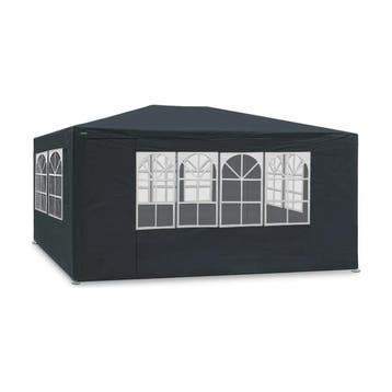 MaxxGarden Partytent 3x4m - met Zijwanden - Antraciet ret..., Jardin & Terrasse, Ophalen of Verzenden