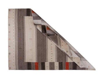 Gabbeh - Tapis - 243 cm - 174 cm - Tapis en laine tissé à la, Maison & Meubles