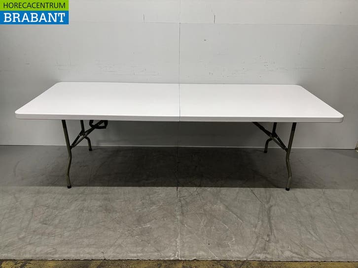 Table pliante en plastique Bolero 244 x 86 x 74 cm, Articles professionnels, Horeca | Équipement de cuisine, Envoi