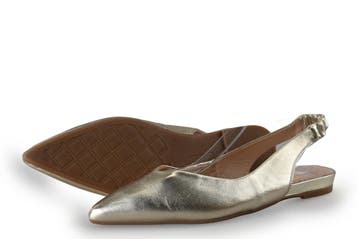Manfield Slingbacks in maat 42 Goud, Verzenden