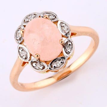 Zonder minimumprijs - Ring - 14 karaat Roségoud - 2.46ct., Nieuw