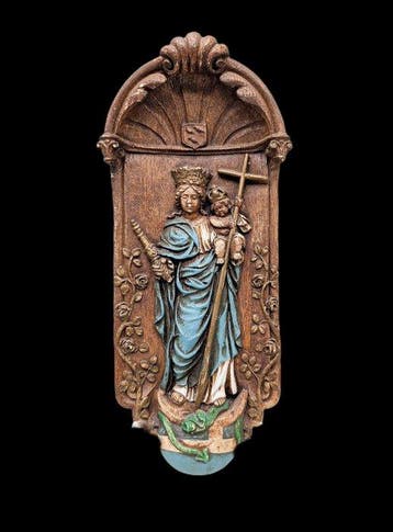 Ceracast - Relief, Notre Dame de Miséricorde et lenfant