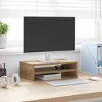 vidaXL Monitorstandaard 42x24x13 cm bewerkt hout artisanaal, Verzenden, Nieuw