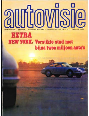 1968 AUTOVISIE MAGAZINE 28 NEDERLANDS, Nieuw