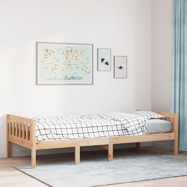vidaXL Kinderbed zonder matras massief grenenhout 80x200 cm, Maison & Meubles, Chambre à coucher | Lits, Envoi