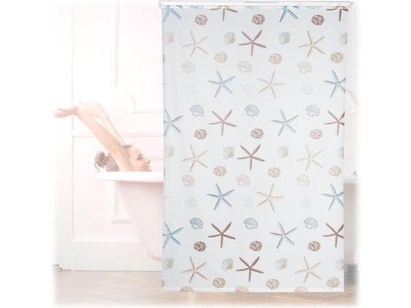 Veiling - Douchegordijn ocean - 140 x 240 cm, Huis en Inrichting, Badkamer | Badtextiel en Accessoires
