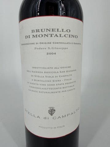 2004 Stella di Campalto Podere San Giuseppe - Brunello di, Nieuw