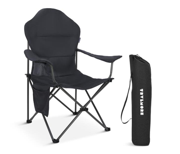 2dekans | TRVLMORE Campingstoel XXL - Opvouwbaar - 160KG, Caravanes & Camping, Accessoires de camping, Enlèvement ou Envoi