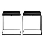 Hay - Nachtkastje (2) - Hay Tray Table Medium - Zwart -