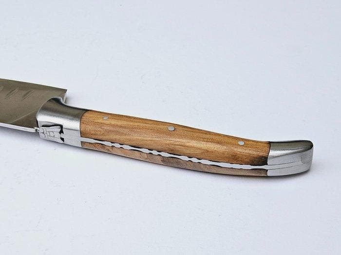 Laguiole - Santoku Knife - incl. Certificate and luxury gift, Antiquités & Art, Antiquités | Ustensiles de cuisine