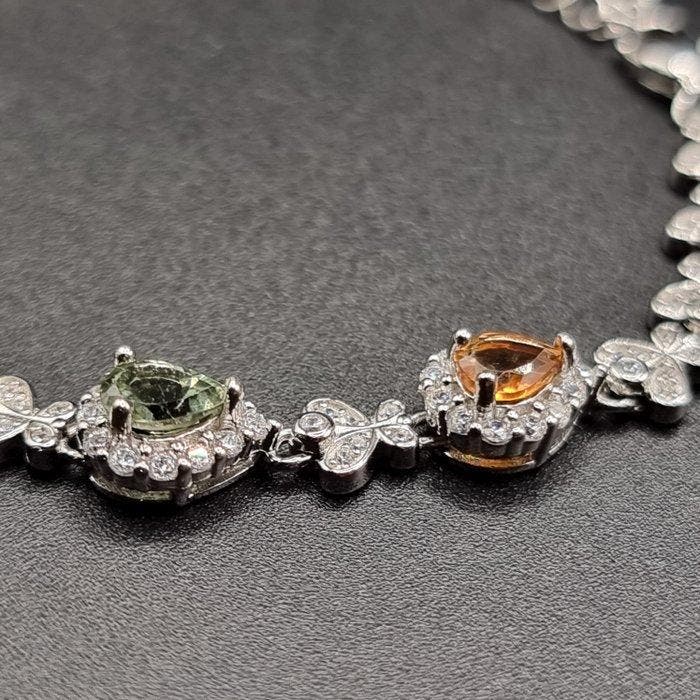 Zonder minimumprijs - Armband Zilver, Verguld - 1.80ct. tw., Bijoux, Sacs & Beauté, Bracelets