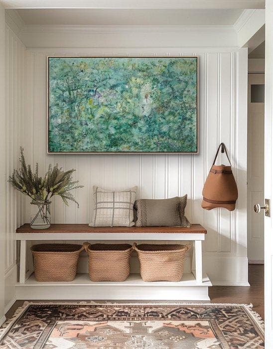 VILLAFUERTE - As If She Had Always Been Here, Antiek en Kunst, Kunst | Schilderijen | Modern