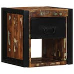 vidaXL Nachtkastje 40x35x40 cm massief gerecycled hout, Huis en Inrichting, Verzenden, Nieuw