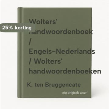 Wolters handwoordenboek / Engels-Nederlands / Wolters, Gelezen, Verzenden, Nederlands, K. ten Bruggencate