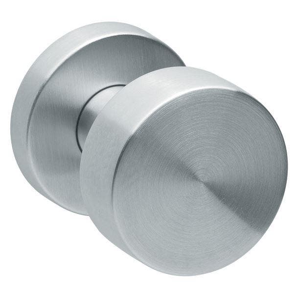 Voordeurknop Vast Rond Ø52mm rvs mat, Doe-het-zelf en Bouw, Deuren en Vliegenramen, Nieuw
