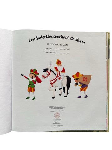 Sinterklaas Voorleesboek De Storm - Hardcover Prentenboek, Verzenden, Julie Brante
