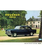 1963 PEUGEOT 404 SEDAN BROCHURE FRANS