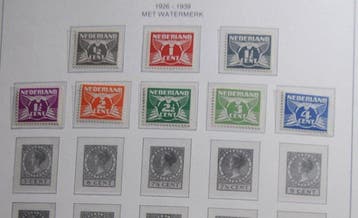 Pays-Bas 1926/1964 - Collection avec de nombreux timbres