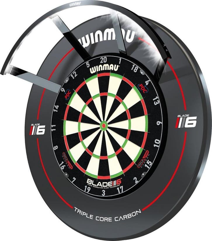 Winmau Polaris Dartbord Verlichting 120 graden, Sport en Fitness, Darts, Dartbord, Nieuw, Ophalen of Verzenden