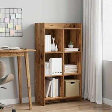 vidaXL Boekenkast Oud hout 59 x 30 x 111 cm Bewerkt hout, Huis en Inrichting, Kasten | Boekenkasten, Verzenden, Nieuw