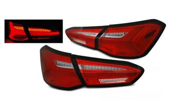 LED achterlichten Red White dynamisch geschikt voor Ford, Verzenden